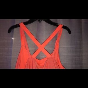 Bright pink athletic top